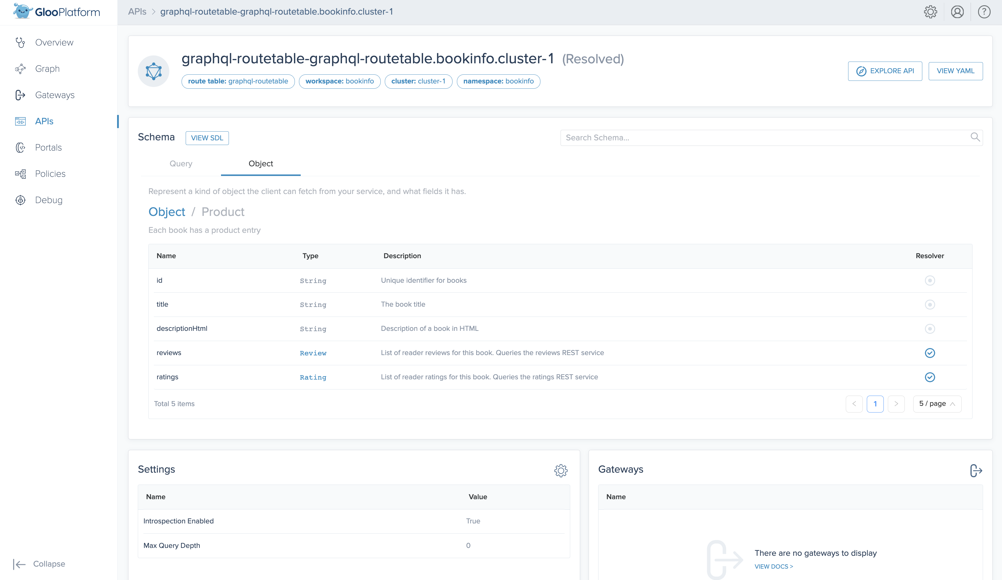 screenshot of Gloo Platform
